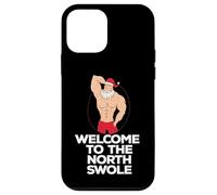 BENVENUTO AL NORD SWOLE Natale Fit Sexy Santa Meme Custodia per iPhone 12 mini