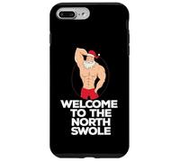 BENVENUTO AL NORD SWOLE Natale Fit Sexy Santa Meme Custodia per iPhone 7 Plus/8 Plus