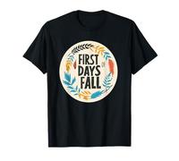 Benvenuto Autunno con i Primi Giorni di Autunno Design Costume Maglietta