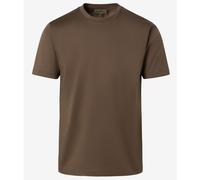 Benvenuto Herren Basic T-Shirt Adelmo Marrone Uni 3619 22005 0420 Taupe