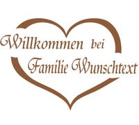 Benvenuto nel testo desiderato adesivo adesivo per porta d'ingresso targa per...