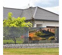 Benvenuto Party Banner Festa Fotografia Fondali Foto Sfondo Toscana Paesaggio Albero Paesaggio Fattoria Porta Segno Appeso Bandiera Bandiera Appeso Decorazione Da Parete Benvenuto Portico Segno