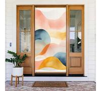 Benvenuto Primavera Porta Copertura Grande Appeso Banner A Strati Acquarello Benvenuto Portico Segno Francese Privacy Porta Finestra Tende Fotografia Sfondo Stagionale Decorazione