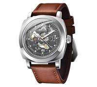BENYAR BY Orologio Automatico Uomo | Quadrante Scheletrato | Impermeabile 5ATM | Cinturino in Pelle