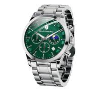 BENYAR BY Orologio da Uomo al Quarzo Analogico Con Cinturino in Acciaio Inossidabile, Calendario, Data, 30m Impermeabile, Luminoso - Business Casual Fashion Regalo per il Padre