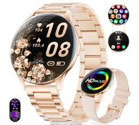 BENYAR SMART 2025 Smart Watch da donna con chiamate, ultra sottile, 7,99 mm, con display HD Always-On da 1,43", impermeabile IP68, 100 modalità sportive, salute delle donne per iOS Android