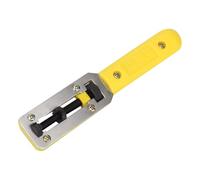 Benytro Apri cassa dell'orologio, strumento regolabile in acciaio per la | Adatto a coperture scanalate fino a 3,7 cm, lunghezza 14,5 cm, sostituzione della batteria, per orologiai, giallo e argento
