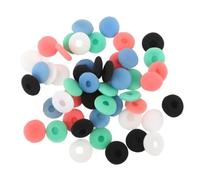 Benytro Copriauricolari in spugna, 50 pezzi, 15 mm, multicolore | Morbido comfort elastico, isolamento acustico, riduce la dispersione acustica, design lavabile, adatto per cuffie da 1,5 cm