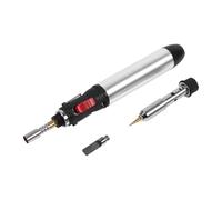 Benytro Penna per saldatore a gas butano, portatile 4 in 1 con interruttore | Calore regolabile da 250 a 450 °C, capacità carburante 12 ml, punta di saldatura e testa di taglio a caldo