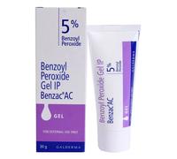 BENZAC AC 5% gel perossido di benzoile acne brufolo galderma 30 gm Migliore...