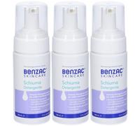 Benzac Skincare Schiuma Detergente 3x130 ml