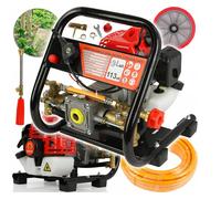 Irroratore Nebulizzatore a Scoppio | 25 bar | 12 L/min | Tubo Lancia 10 m | Pompa Motopompa Diserbo