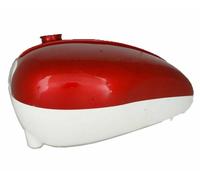 Benzina Serbatoio Telaio Ciliegia & Bianco Per 1960 Triumph T120 TR6 Duplex