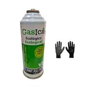 Benzina V2 226 g. (Bottiglia + Guanti di Protezione) Gas Refrigerante Ecologico Sostitutivo R22, R407, R32, R410A e R290 per Ricarica Aria Condizionata.