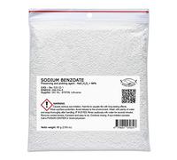 Benzoato di Sodio Granuli - 80 g - Per uso interno ed esterno - Prodotti Cosmetici e Cura Della Persona, Alimenti e Bevande, Conservanti e Decapanti, Medicinali