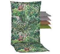 Beo Cuscino per Sedia a Sdraio con Schienale Alto, 120 x 52 x 7 cm (Paesaggio cacté)