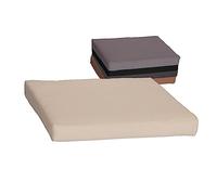 Beo Cuscino per Seduta 60x60 cm idrorepellente cuscini da Giardino | Made in EU | Cuscino per sedie da esterno con Cerniera | Beige