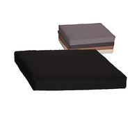 Beo Cuscino per Seduta 60x60 cm idrorepellente cuscini da Giardino | Made in EU | Cuscino per sedie da esterno con Cerniera | Antracite