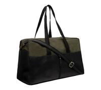 Beocca Milo Borsa per il Weekend, Pelle Conciata Vegetale 55L 7 Tasche Tracolla Regolabile Cerniera YKK