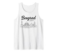 BEOGRAD Skyline Souvenir - Belgrado Serbia Souvenir Canotta