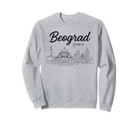 BEOGRAD Skyline Souvenir - Belgrado Serbia Souvenir Felpa