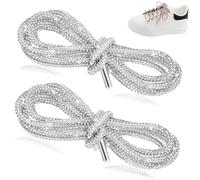 Beojonvy Lacci per Scarpe con Strass, Lacci Brillanti - Non solo per tutti i scarpi, ma anche ideali per felpe con cappuccio, accessori per abbigliamento, cinture e progetti DIY