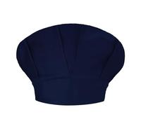Beokeuioe Cappello da cuoco unisex da chef, cappello da chef, cappellino da lavoro, cappellino da cucina, cappello antipolvere per adulti, cucina, casa, ristorante e hotel, Blu marino, L