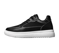 Beokeuioe Elevator - Scarpe da ginnastica da uomo con tacco invisibile, 10 | Scarpe da ginnastica comode e traspiranti, in similpelle, per tutti i giorni e il tempo libero