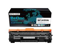 BeOne 1x Compatibile per 142A W1420A W1420X 142X Cartuccia Toner Compatibile per Stampante HP Laserjet M110 M110w MFP M139 M140 M140W ad Eccezione di Quelli con Nome Terminato con e (1 Nero, con Chip)