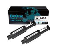 BeOne 2x 143A W1143A cartucce toner compatibili per stampante HP Neverstop Laser MFP 1202nw 1201n 1001nw (2X nero)