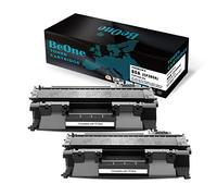 BeOne 2x Compatibile per 80A CF280A 80X CF280X Cartuccia Toner Compatibile per Stampante HP Laserjet Pro 400 M401a M401d M401dn M401dne M401dw M401n M425dn M425dw (2 Nero)