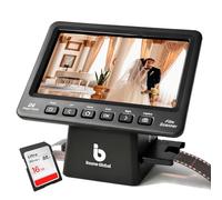 BEONEGLOBAL ClearScan P7 Film Scanner con scheda SD, LCD da 7 pollici, versione aggiornata, 24 MP ad alta risoluzione 35 mm/135/126/110/Super 8 pellicola e convertitore a diapositive, conversione