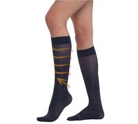 BEONTOP by Gambetti Gambaletti Compressione Graduata Donna 140 Denari - Calze Compressione 22-23 mmHg, Riposanti, Contenitive, Elastiche Per Vene Varicose, Comfort Support Line - Made in Italy