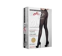 BeOnTop Collant Compressione Graduata Donna 40 3D Media 50 Denari - Calze Compressione Graduata Donna 10-11 mmHg, Collant Donna Comfort Support Line, Calze Donna by Gambetti - Made in Italy