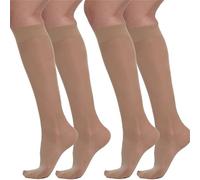 BeOnTop Gambaletti Compressione Graduata Donna 70 Denari 2Pz - Calze Compressione 17-18 mmHg, Riposanti, Contenitive, Elastiche Per Vene Varicose, Comfort Support Line - Made in Italy