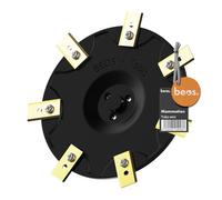 BEOS Dischi di Taglio Premium per Robot Tosaerba - Compatibili con Mammotion YUKA Mini - Dischi per 7 Lame - Dischi rinforzati con Fibra di Vetro - Ø 162 mm - Prodotti in Germania
