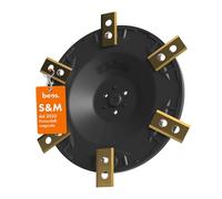 BEOS Disco Lama Tosaerba robotizzato a 6 Lame - Disco Lama Rinforzato in Fibra - Disco di Rotazione per 6 Lame per Worx Landroid S&M (dal 2020) & Vision M600, Landxcape, Ferrex…