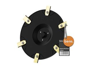 BEOS Piatto portacoltelli Tuning per 6 Lame - Segway Navimow Serie H | Disco da taglio rinforzato con fibra di vetro - Ø 184 mm - Prodotto in Germania