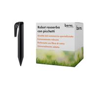 beos Picchetti da terra per filo di confine per tosaerba robot -100 picchetti terra rinforzati in fibra di vetro - Picchetti per filo di confine - Universalmente compatibile -