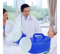 BEOTAY Contenitore Urine 24 Ore,Urinatoio Femminile Portatile,Contenitore Urine con Coperchio E Scala,Design A Prova di Schizzi,1000Ml,per Auto, Viaggi, Anziani E Incontinenza,Riutilizzabile