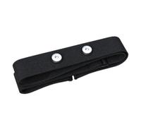 Beoveo Cinturino di ricambio per cardiofrequenzimetro, 60-105 cm | Nero ABS Regolabile 60-105cm Compatibile con Polar Garmin Wahoo Coospo