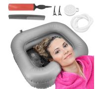Beowanzk Lavabo gonfiabile per capelli, portatile, per lavare i capelli, per disabili, costretti a letto, feriti, anziani