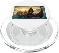 Beowulf arriva in Danimarca con il mito della barca dei vichinghi Warriors PopSockets PopGrip per MagSafe