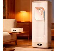 BeoyNot Asciugatrice Portatile,Mini Asciugatrice Pieghevole con Pompa di Calore,Asciuga Panni Elettrico Aria Calda con 3H Timer/Spegnimento Automatico,per casa,Viaggio, Campeggio