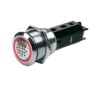 Bep 12V Buzzer W/ Rossa LED Attenzione Luce Acciaio Inox 80-511-0009-00 Barca