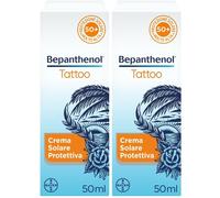 Bepanthenol Tattoo Crema Protezione Solare Molto Alta SPF 50+ per tatu
