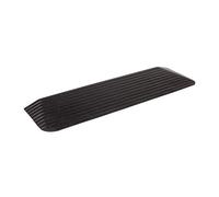 Bepco Rampa per Sedia a Rotelle e Bordi della Porta - per Soglia, Marciapiede in Gomma, Carico (6,5 x 110 x 42 cm)