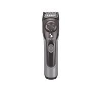 Beper 40.332 - Regolabarba ricaricabile, adatto anche per capelli, lame rimovibili in acciaio inossidabile, 20 lunghezze, ricarica con cavo USB (adattatore da parete non incluso)