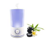 BEPER 70.401 Umidificatore e diffusore di essenze, 30W, 2, 4L, Luce LED 7 colori, Bianco, Spegnimento Automatico, Ideale per casa, Ufficio, Bambini, cameretta e Bagno