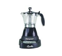 Caffettiera Lucilla Macchina Caffe Moka Elettrica Con Timer 3 Tazze 400w Nera